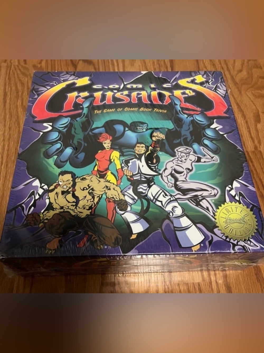 vintage Comic Book Trivia Board Game 1997 Comic Crusades ltd Edition New sealed